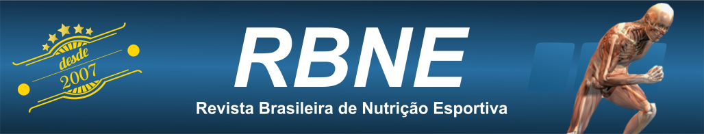 RBNE - Revista Brasileira de Nutrição Esportiva